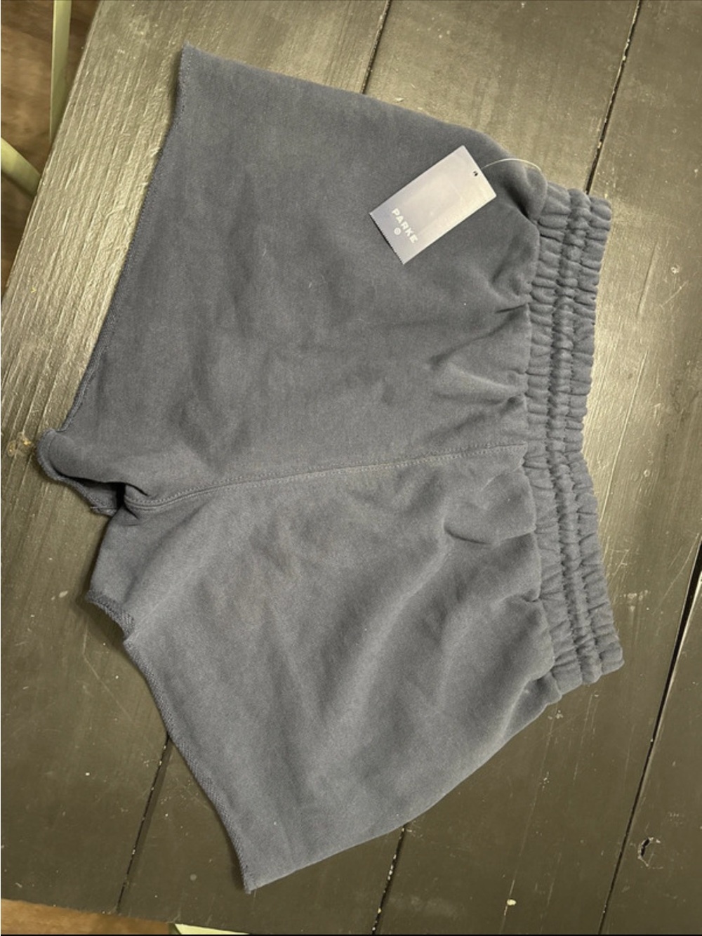 Women's Elastic-Waist Athletic Shorts in Navy